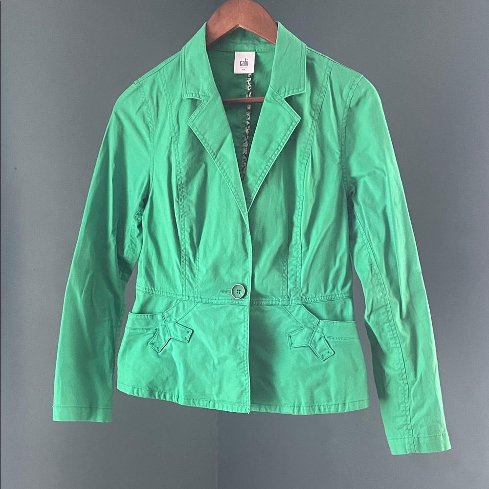 CAbi Vibrant Green Blazer